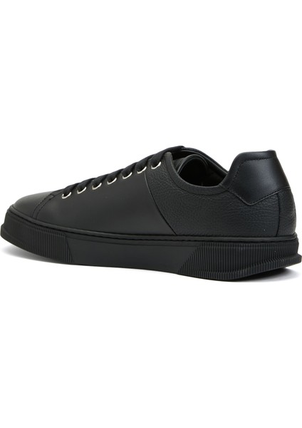 Siyah Erkek Deri Sneaker