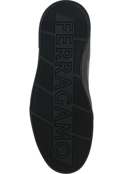 Siyah Erkek Deri Sneaker