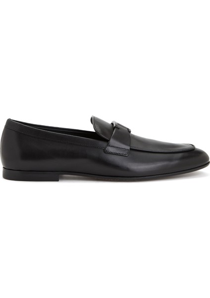 Siyah Erkek Deri Loafer