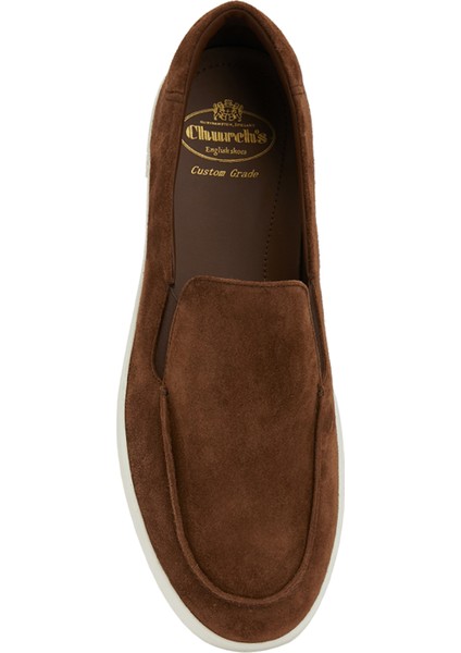 Koyu Kahverengi Erkek Süet Loafer fırsatları