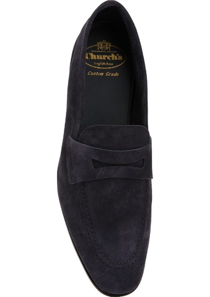 Lacivert Erkek Süet Loafer fırsatları