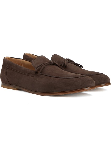 Bennett Kahverengi Erkek Süet Loafer