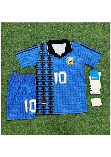 Arjantin Lionel Messi Ikonik Özel Nostalji Çocuk Forması 4'lü Set fırsatları