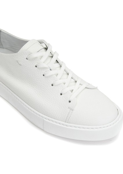 Beyaz Erkek Deri Sneaker indirimleri