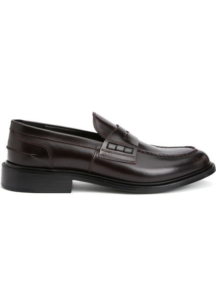 Bordo Erkek Deri Loafer