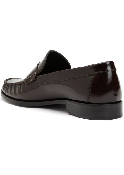 Bordo Erkek Deri Loafer