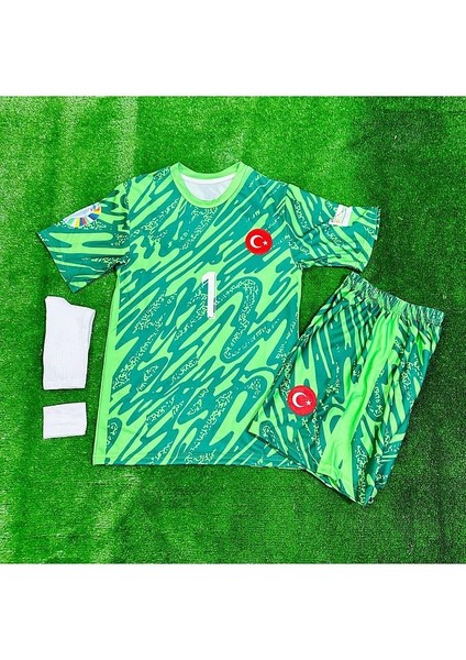 Türkiye Mert Günok 2025 Kaleci Çocuk Forması Şort Çorap Bileklik Hediyelii fiyatları