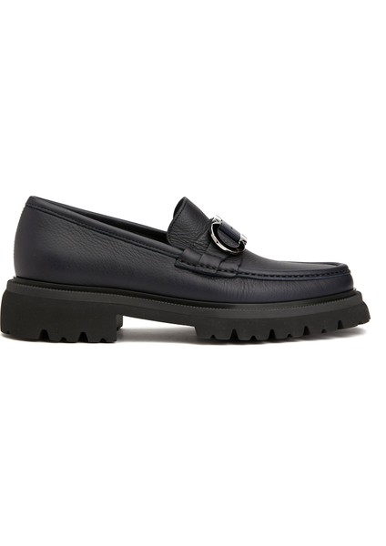 Lacivert Erkek Deri Loafer