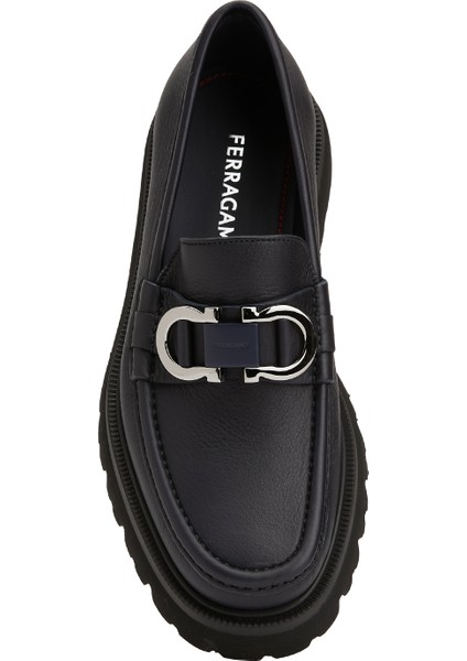 Lacivert Erkek Deri Loafer