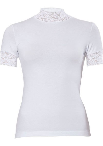 Dantelli Balıkçı T-Shirt 2180