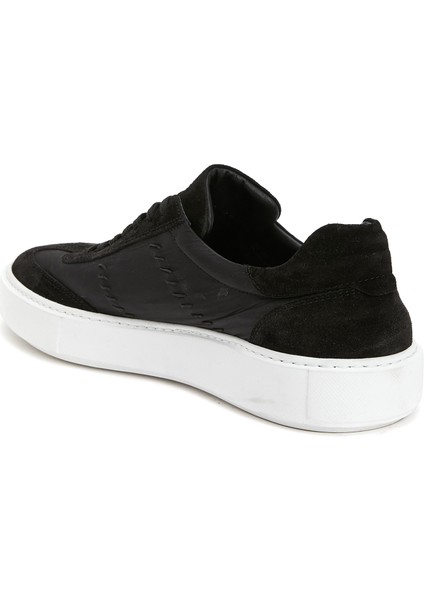 Siyah Erkek Süet Sneaker
