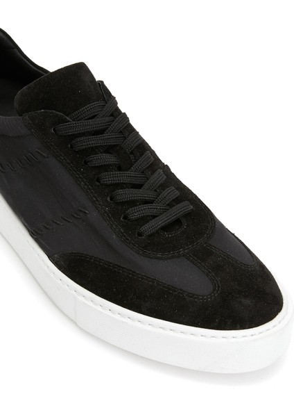 Siyah Erkek Süet Sneaker