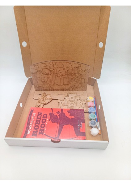 Robin Hood Ahşap Boyama Aktivite Seti, Kitap Hediyeli Önce Oku Sonra Boya modelleri