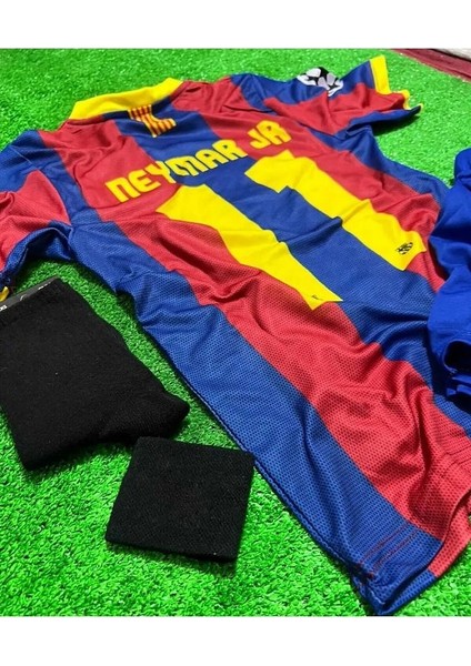 B.a.r.c.e.l.o.n.a Neymar 2015 Sezon Retro Çocuk Forması Şort Çorap Bileklik Hediyeli fiyatları