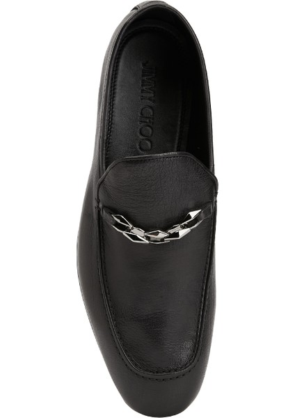 Siyah Erkek Deri Loafer