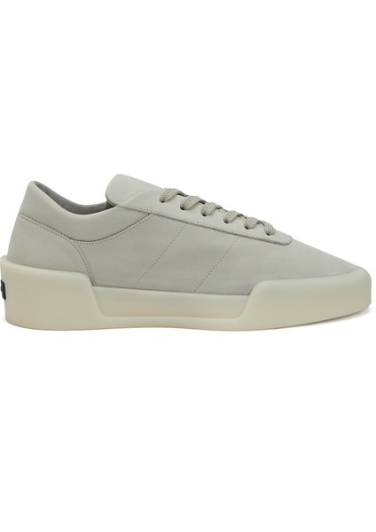 Açık Gri Erkek Deri Sneaker