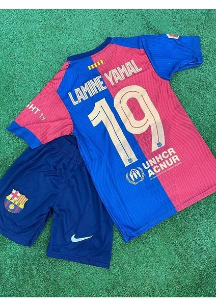 Barcelona.lamine.yamal Iç Saha 2025.BORDO Çocuk Forması Forması Şort Çorap Bileklik Hediyeli fiyatları