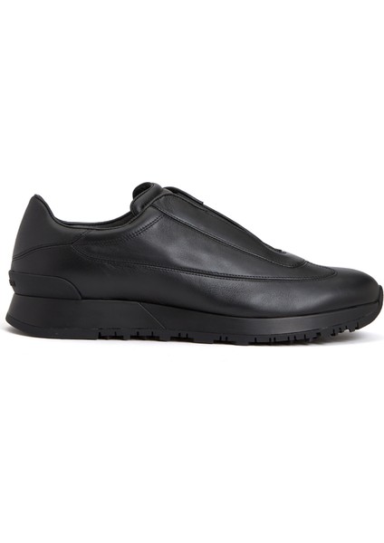 Siyah Erkek Deri Sneaker