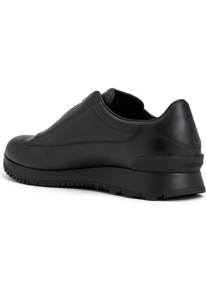 Siyah Erkek Deri Sneaker