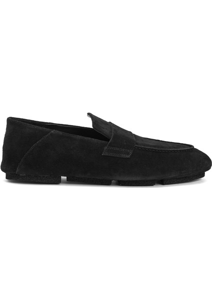 C-Side Siyah Erkek Deri Loafer