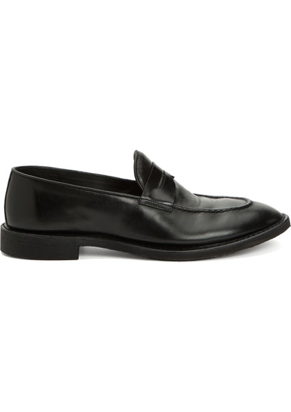 Siyah Erkek Deri Loafer