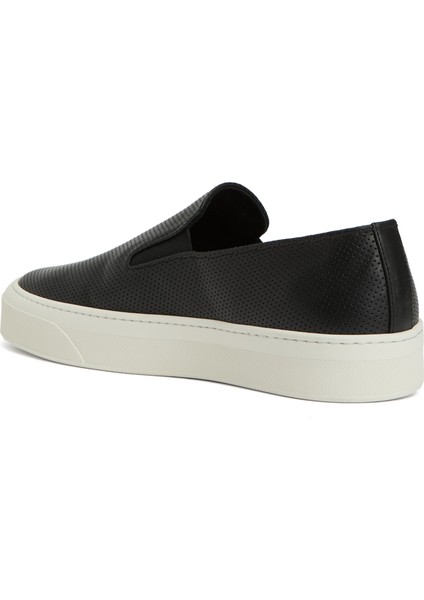 Siyah Erkek Deri Sneaker