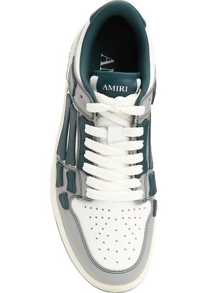 Beyaz Gri Erkek Deri Sneaker fırsatları