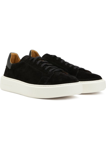 Siyah Erkek Deri Sneaker