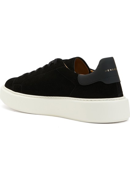 Siyah Erkek Deri Sneaker