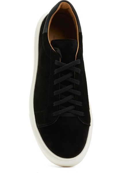 Siyah Erkek Deri Sneaker