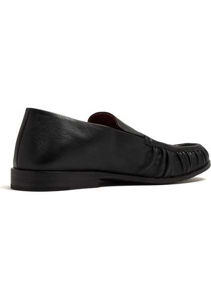Siyah Erkek Deri Loafer