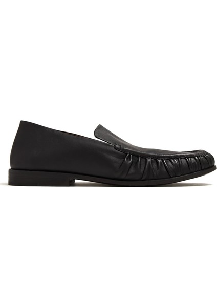 Siyah Erkek Deri Loafer