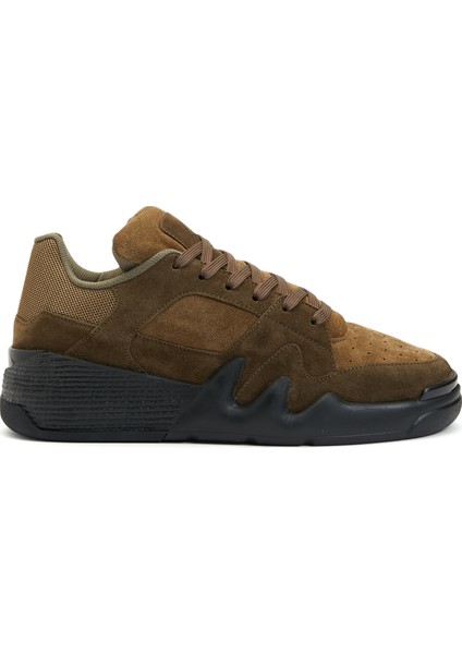 Kahverengi Erkek Deri Sneaker
