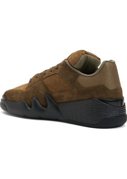 Kahverengi Erkek Deri Sneaker