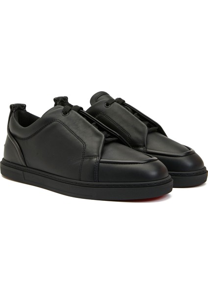 Siyah Erkek Deri Sneaker