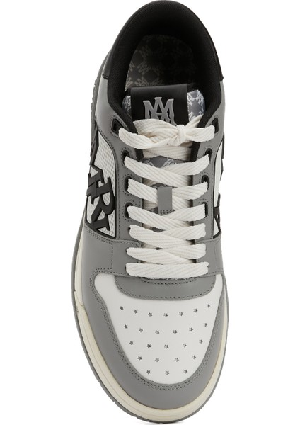 Gri Erkek Deri Sneaker