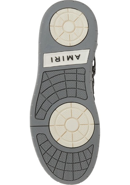 Gri Erkek Deri Sneaker