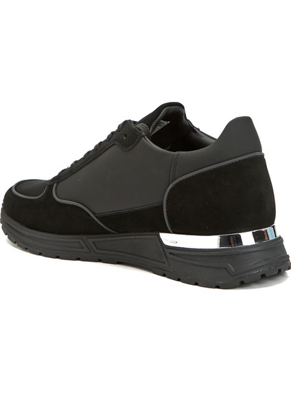 Siyah Erkek Deri Sneaker