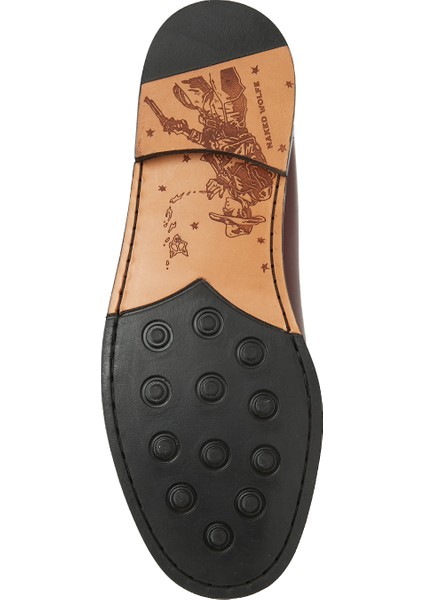 Bordo Erkek Deri Loafer