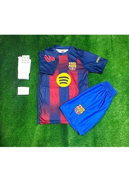 Lamine Yamal 2025-2026 Yeni Sezon Çocuk Futbol Forması Şort Çorap Bileklik Hediyelii fiyatları