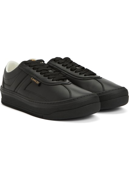 Cash Siyah Erkek Deri Sneaker