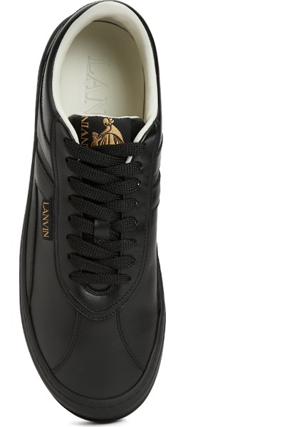 Cash Siyah Erkek Deri Sneaker