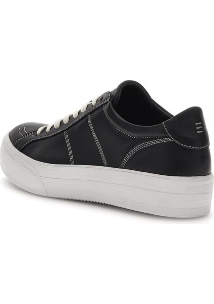 Corso Siyah Erkek Deri Sneaker