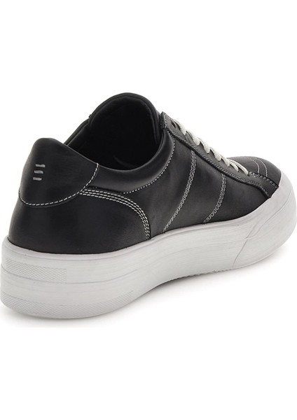 Corso Siyah Erkek Deri Sneaker