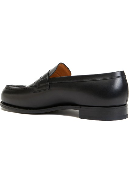 180 Siyah Erkek Deri Loafer