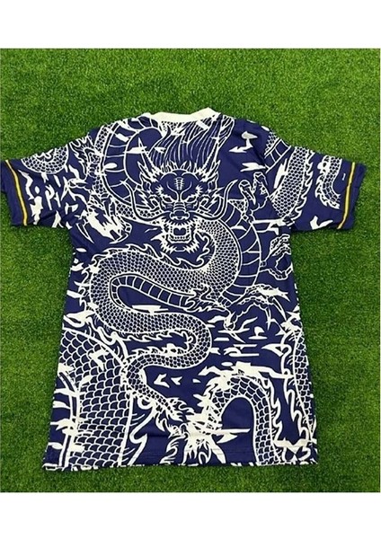 Real Madrid 2023/24 Yeni Sezon Dragon Desenli Isimsiz Forması (Mavi) fiyatları