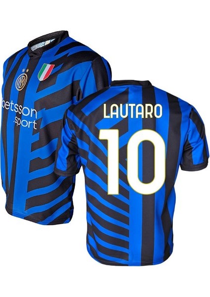 Inter 2024/25 #10 Lautaro Martınez Iç Saha Forması (Blue)