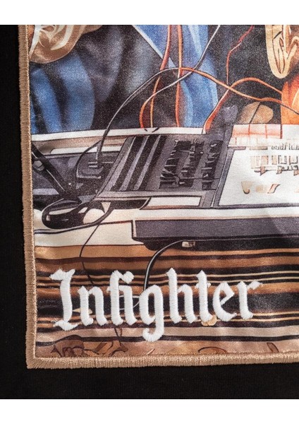 Erkek Kısa Kol Premium Old Dj Oversize Siyah fırsatları