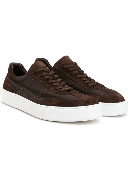 Kahverengi Erkek Süet Sneaker