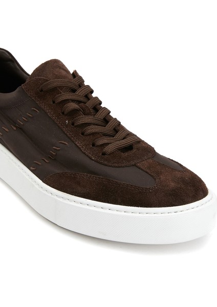 Kahverengi Erkek Süet Sneaker